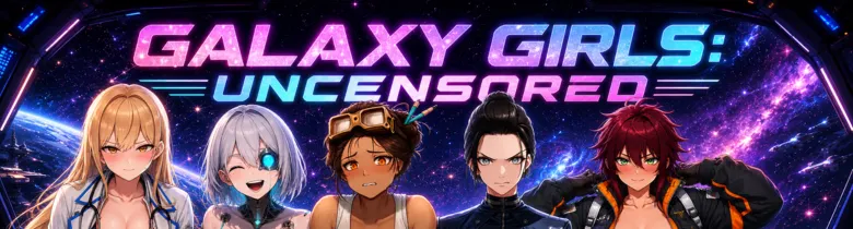 Galaxy Girls: Uncensored gameplay screenshot 3 (Ren'Py adult game) by Void Rabbit Games – free download