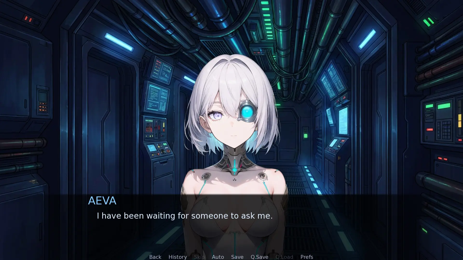 Galaxy Girls: Uncensored gameplay screenshot 4 (Ren'Py adult game) by Void Rabbit Games – free download