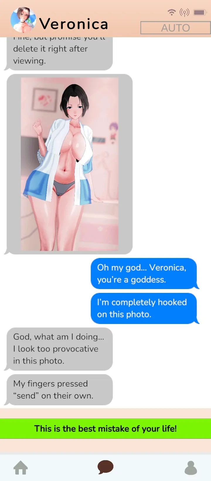 Lewd Phone: Formula of Love gameplay screenshot 2 (Unity adult game) by Lewd Milk – free download