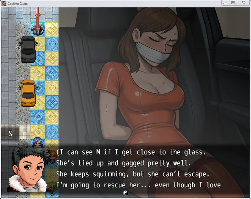 Captive Clues: Kidnapping turns into Temptation! gameplay screenshot 4 (RPGM adult game) by SownsM Deviantart – free download