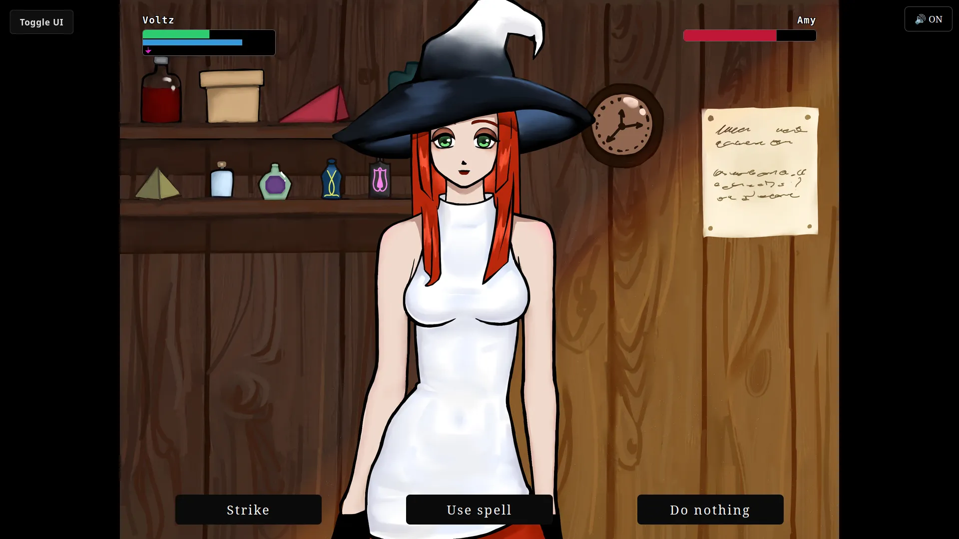 The Undesired Crown gameplay screenshot 2 (HTML adult game) by Klisalt – free download
