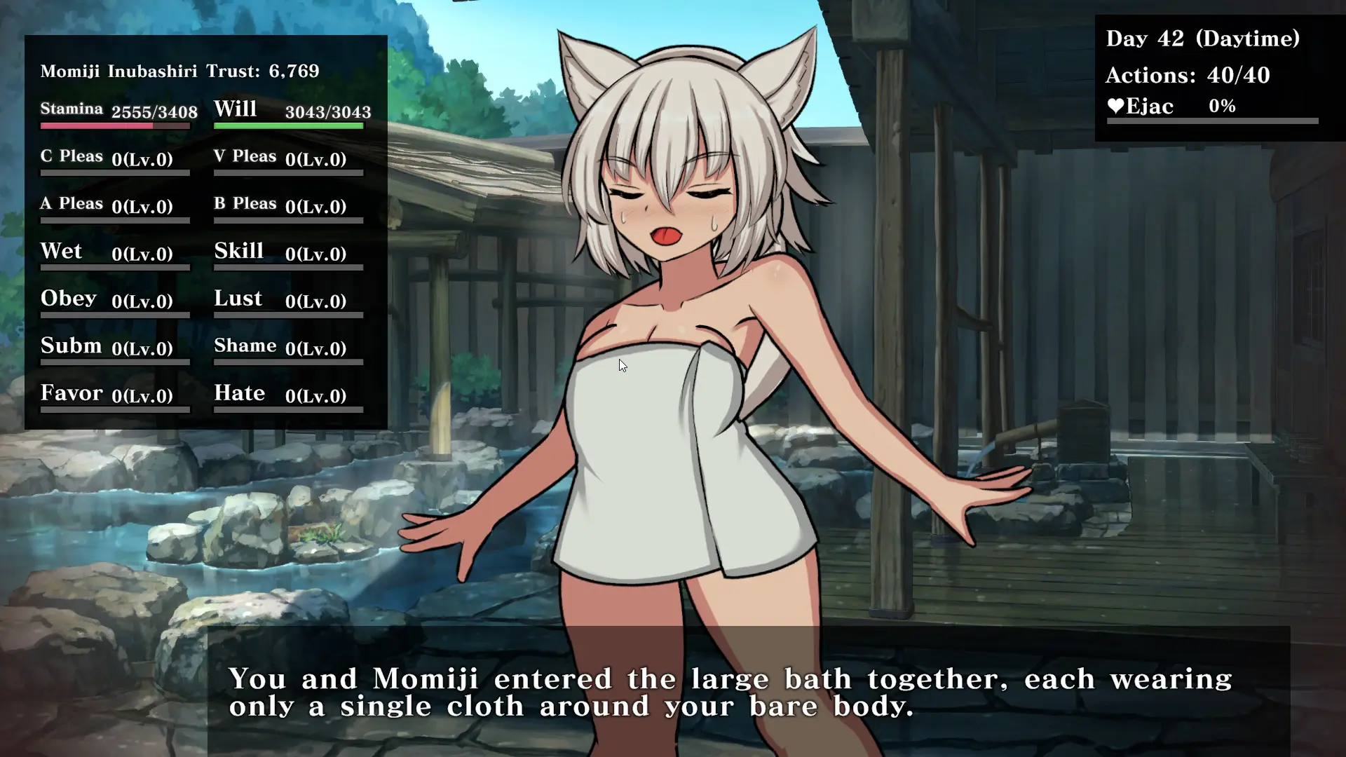 Gensou Brothel: Tengu Quarter gameplay screenshot 2 (Unity adult game) by Pyon-Pyon-Pyon – free download