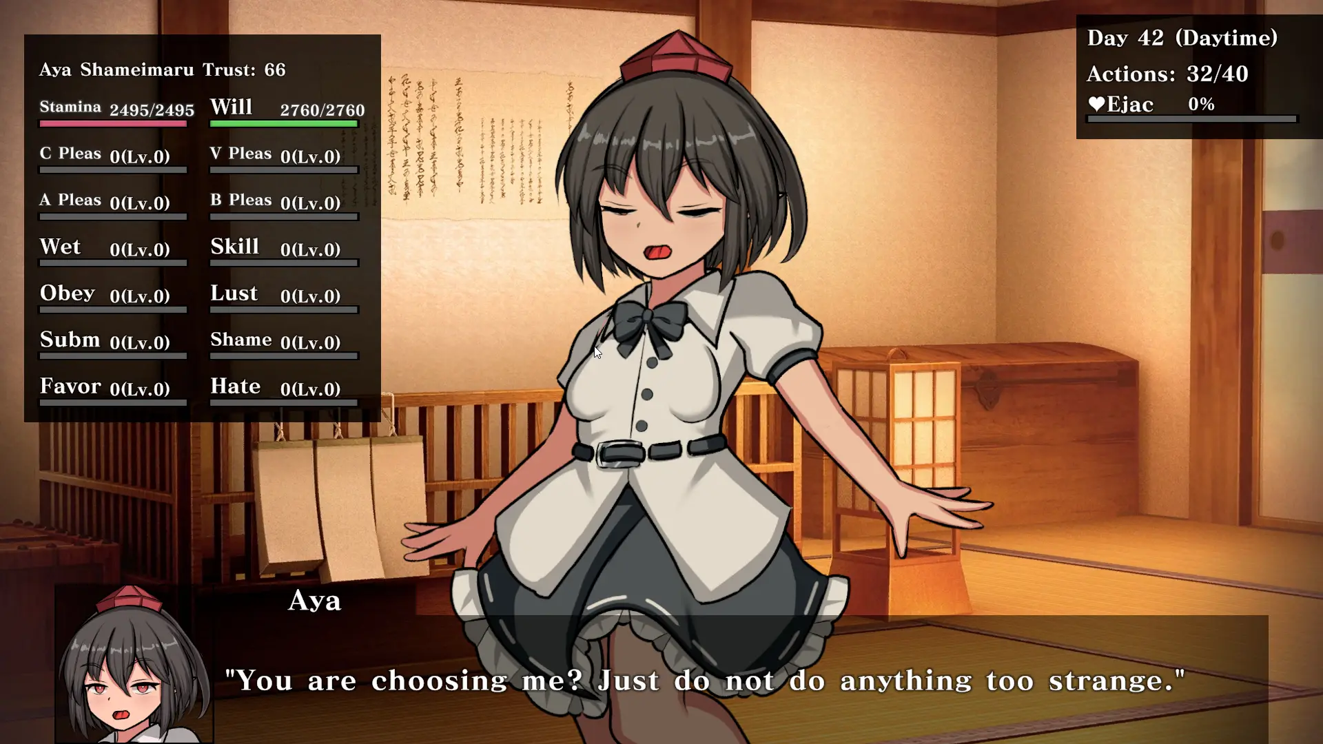 Gensou Brothel: Tengu Quarter gameplay screenshot 9 (Unity adult game) by Pyon-Pyon-Pyon – free download