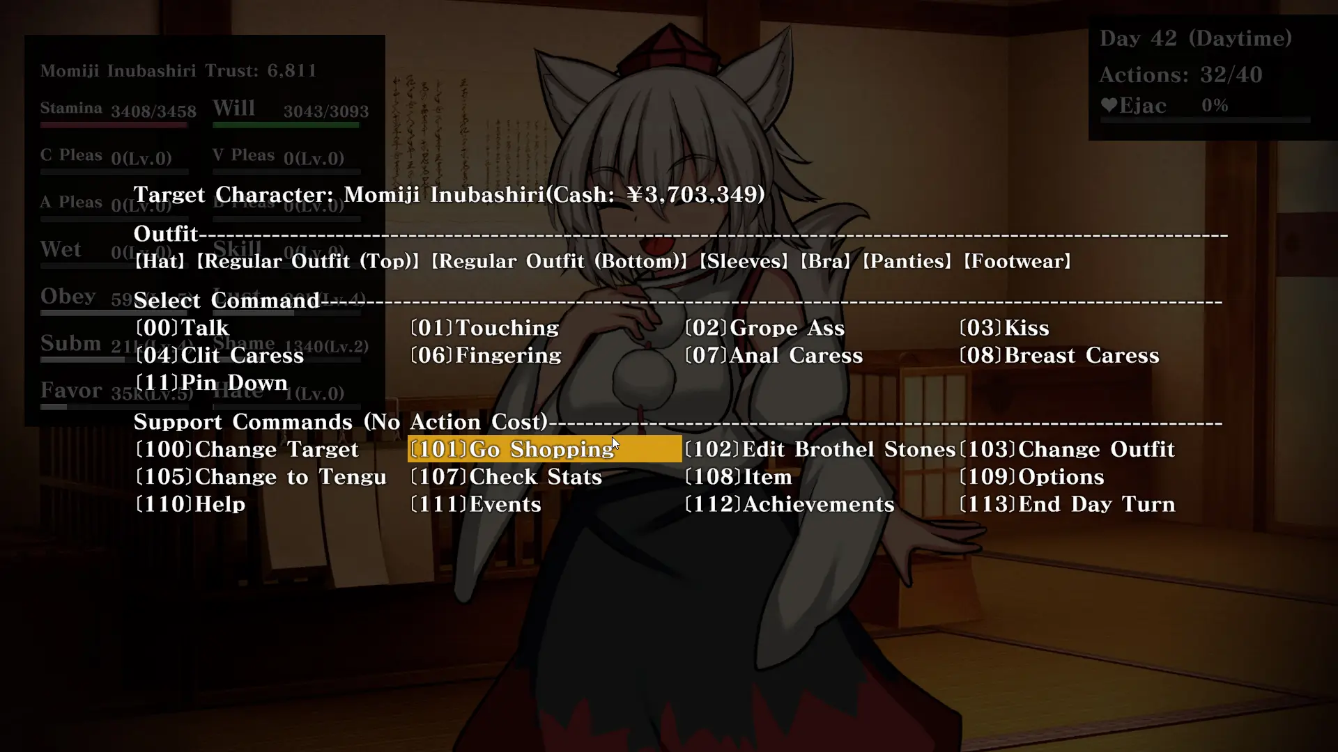 Gensou Brothel: Tengu Quarter gameplay screenshot 12 (Unity adult game) by Pyon-Pyon-Pyon – free download