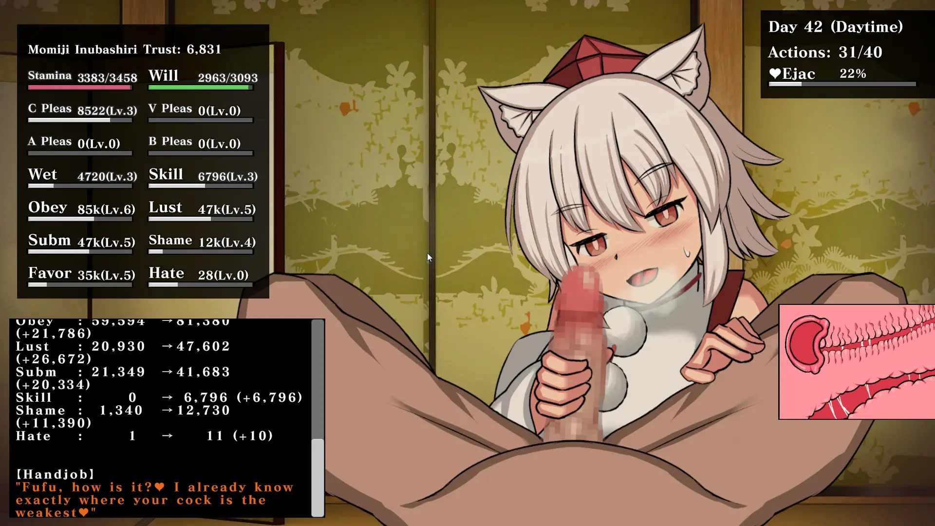 Gensou Brothel: Tengu Quarter gameplay screenshot 17 (Unity adult game) by Pyon-Pyon-Pyon – free download