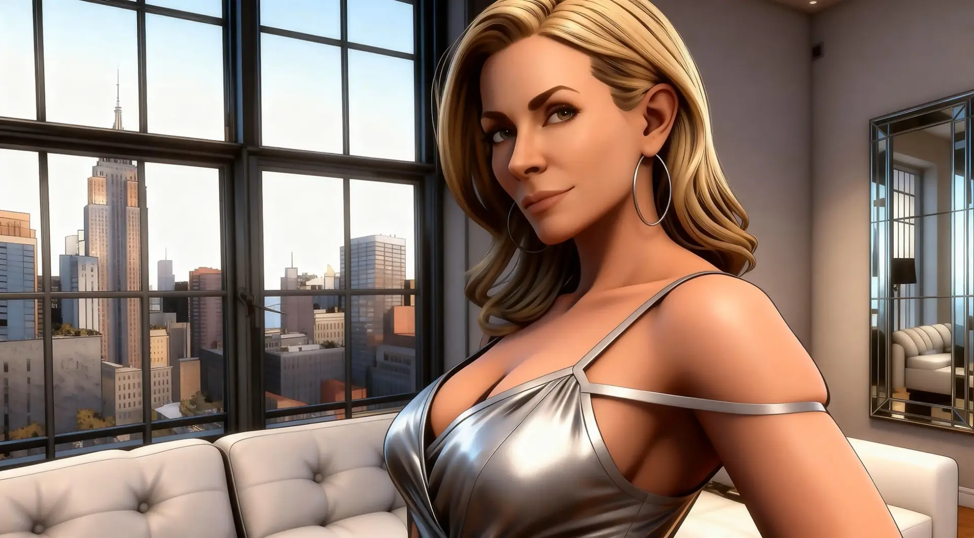 Rooms gameplay screenshot 1 (Ren'Py adult game) by injangi studio – free download