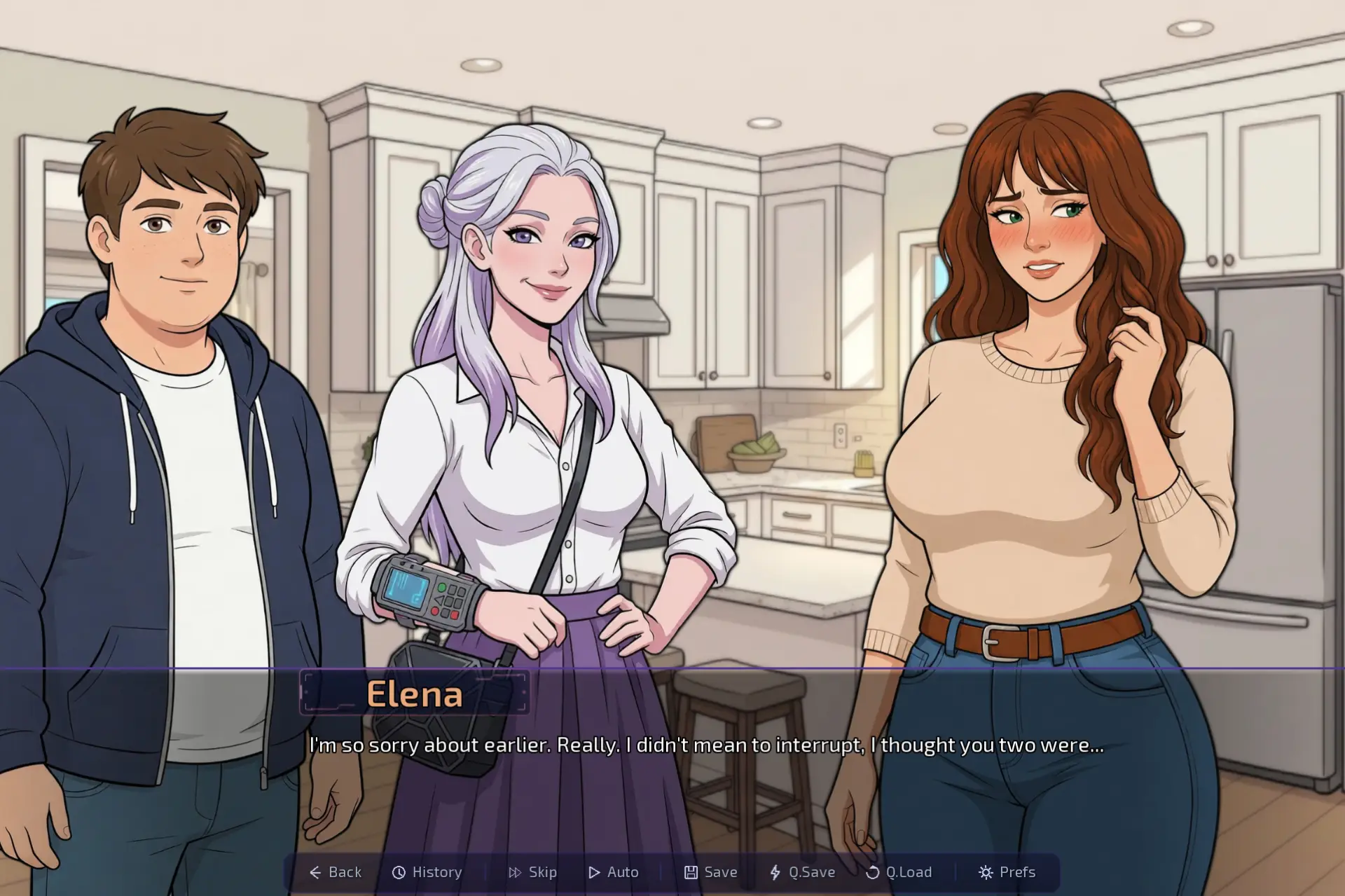 Chaos Rewind gameplay screenshot 23 (Ren'Py adult game) by Phantom After Dark – free download