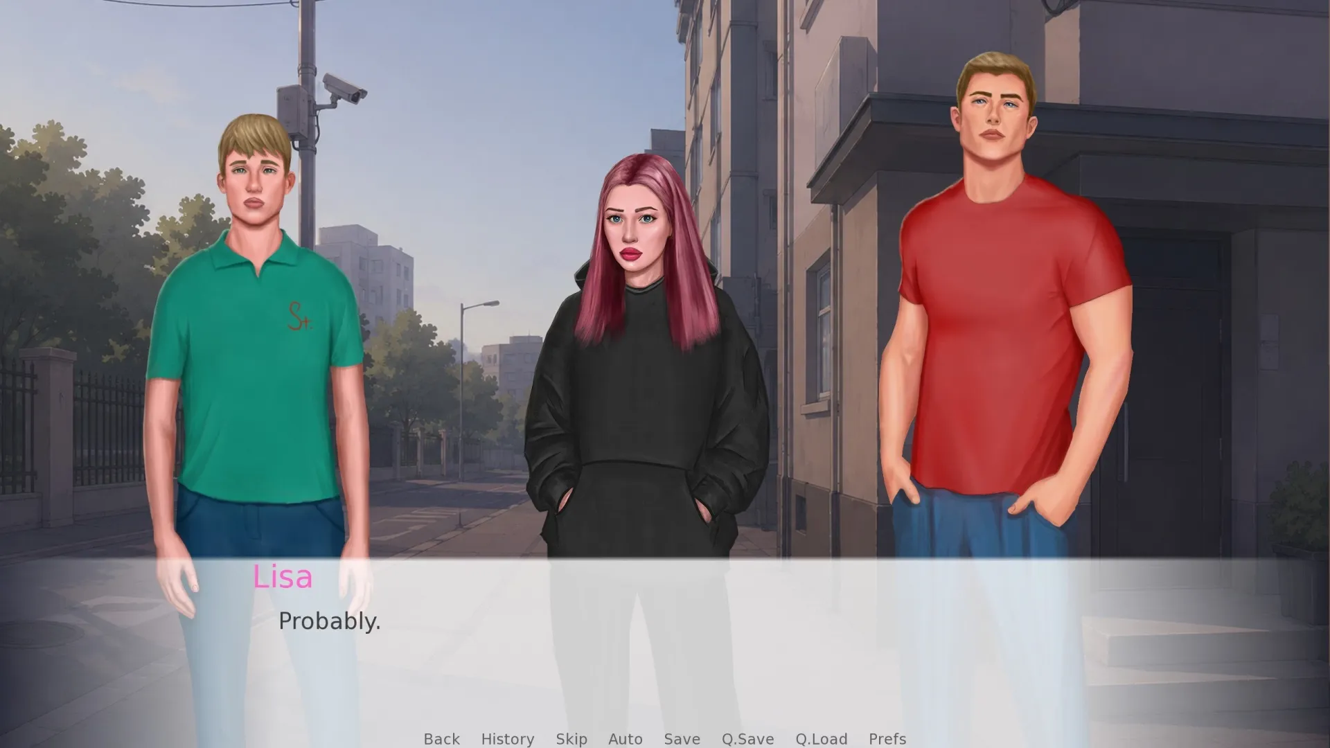 Bitter Gift of Lucy gameplay screenshot 2 (Ren'Py adult game) by SaraGames – free download