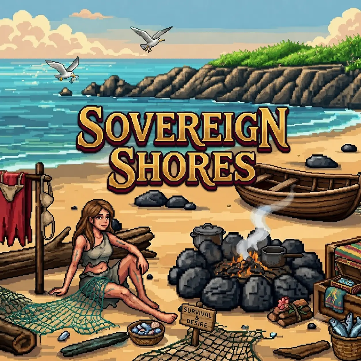 Sovereign Shores cover 0.3.1 – HTML adult game by Peridot free download