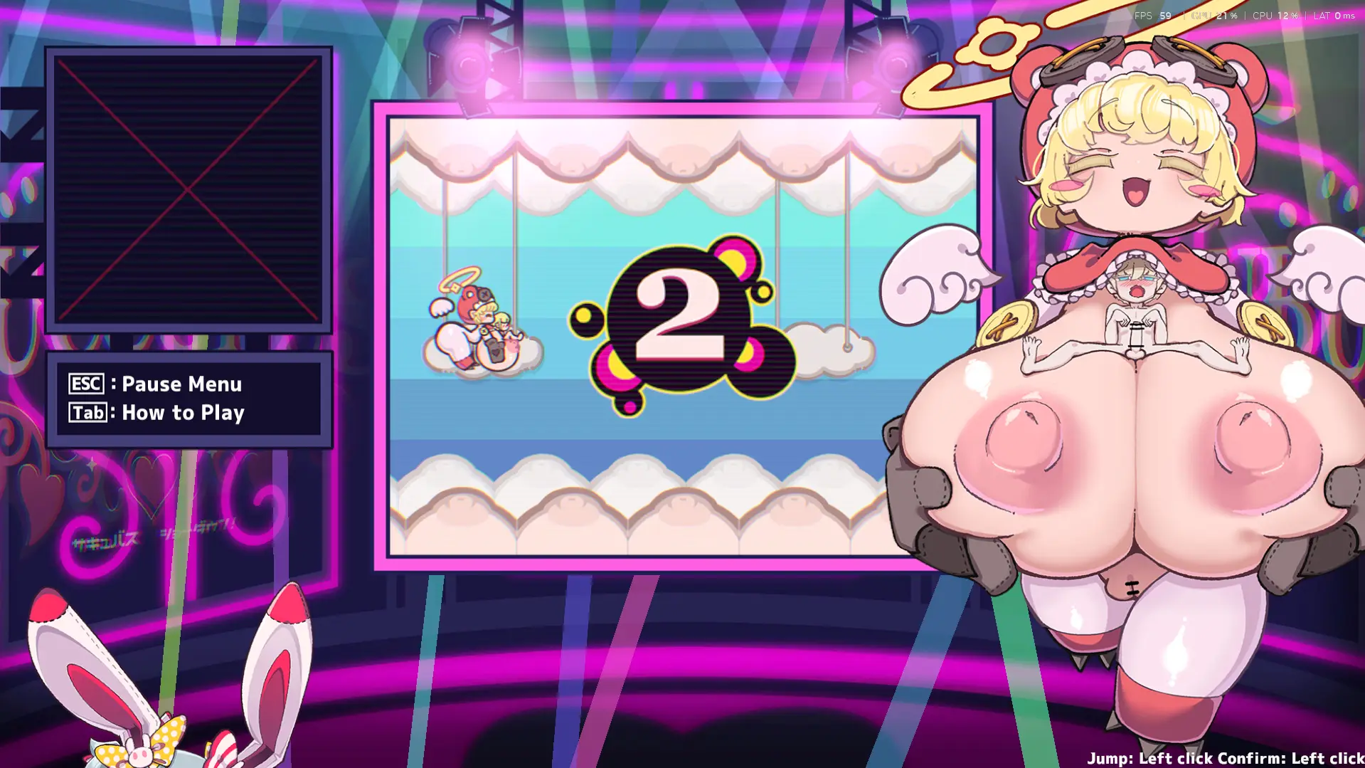Succubus Showdown gameplay screenshot 4 (Unity adult game) by Boob Workshop – free download