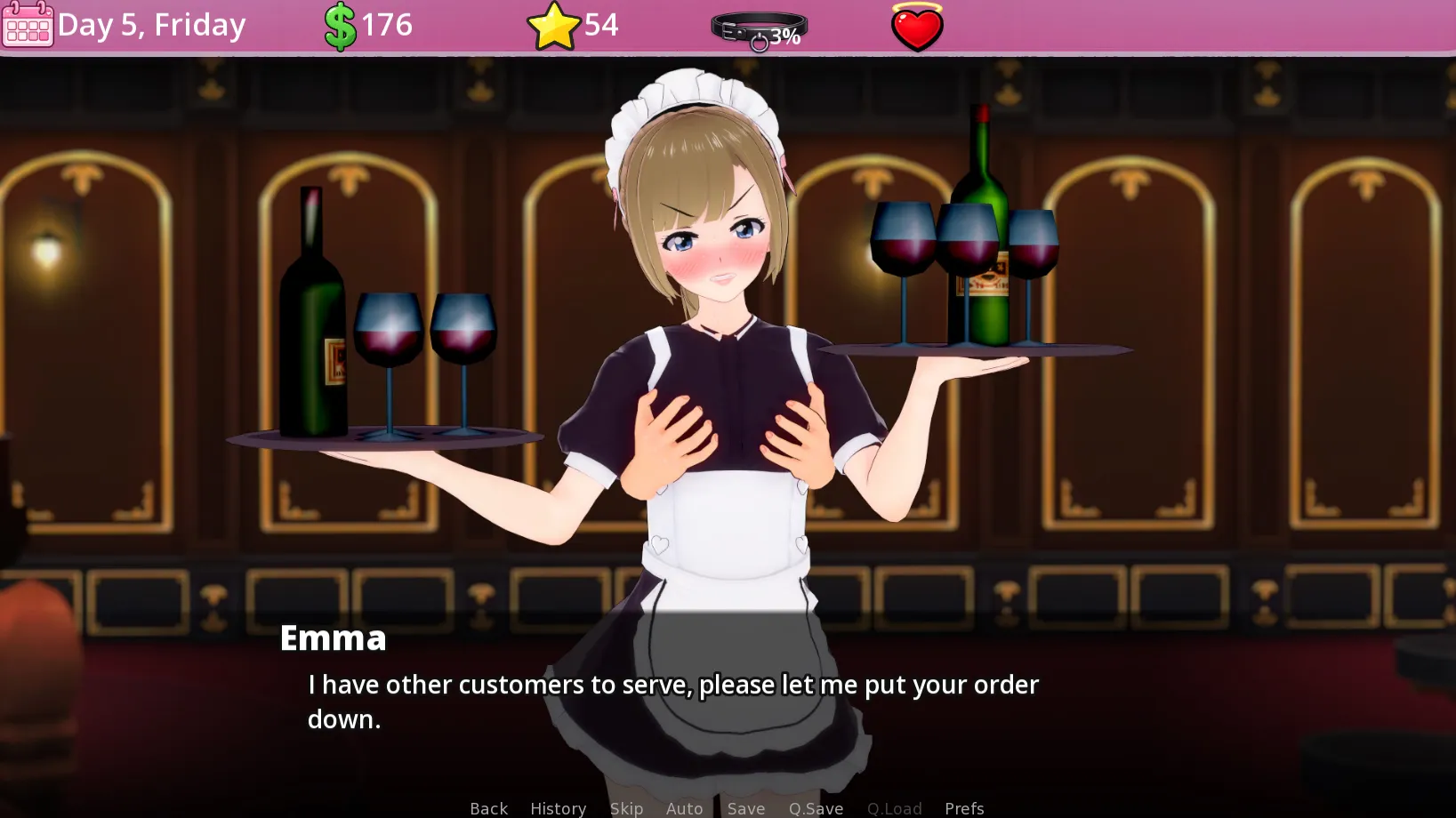 Class Pet gameplay screenshot 3 (Ren'Py adult game) by Velvet Sins – free download