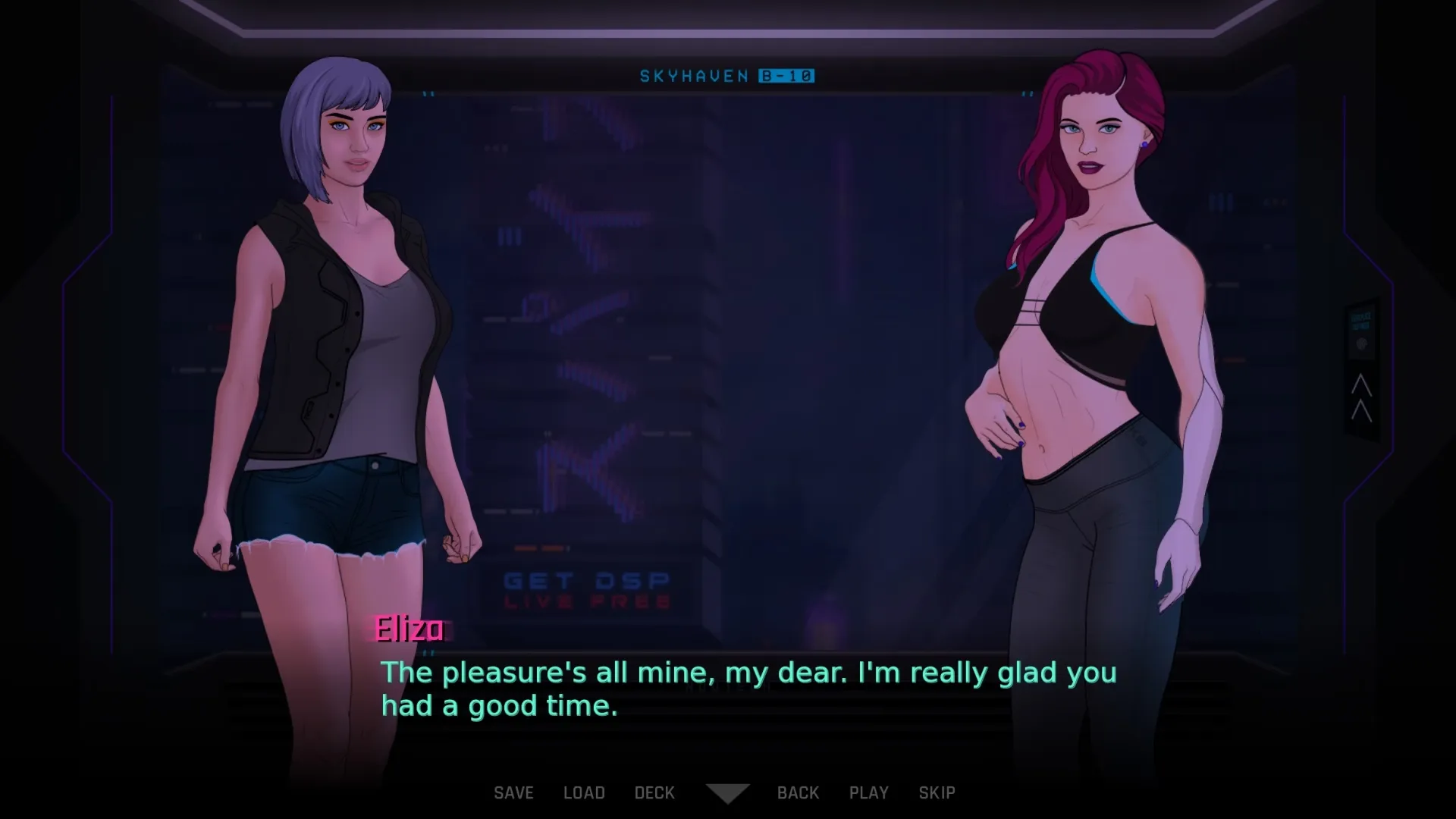 Synthesized Initium gameplay screenshot 6 (Ren'Py adult game) by blackcat96 – free download