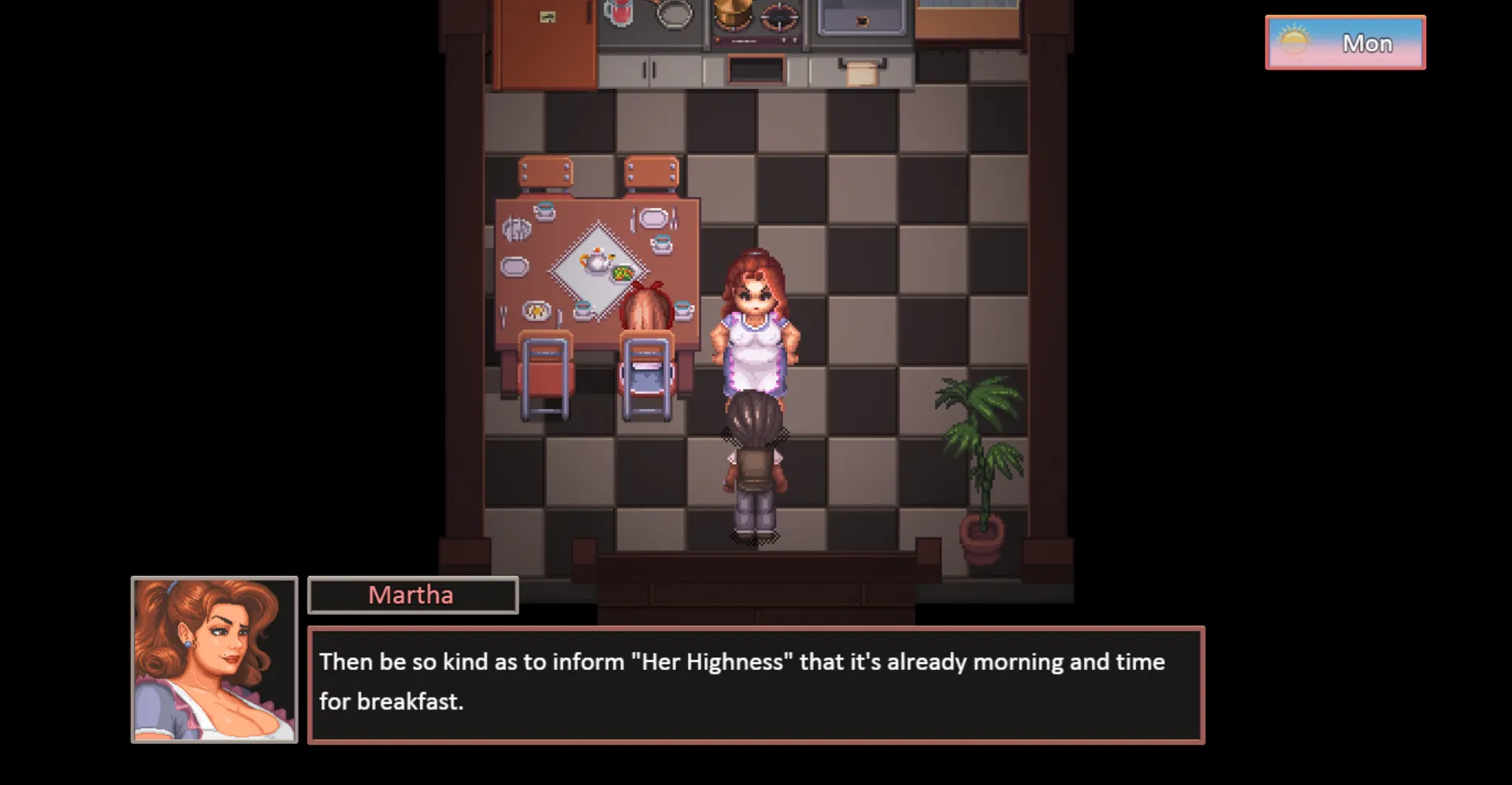 Pies ‘n’ Apples gameplay screenshot 6 (RPGM adult game) by Neon Night Time – free download