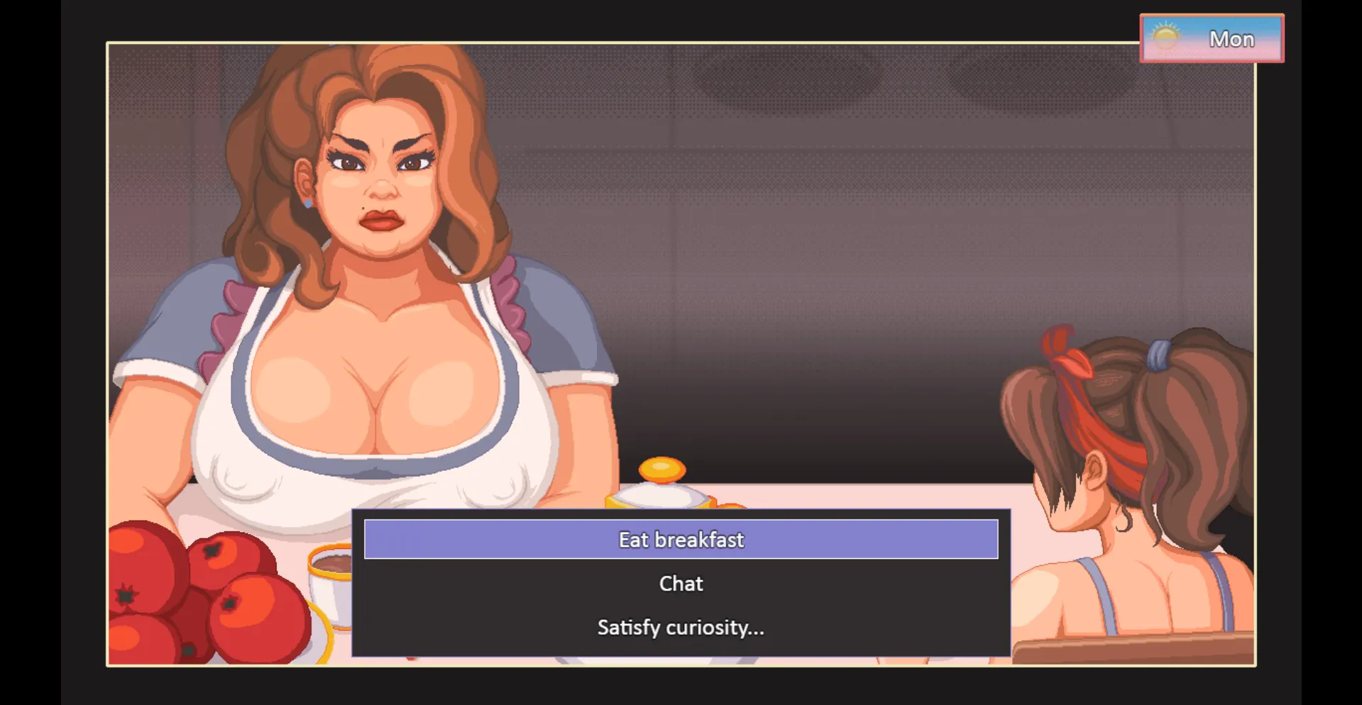 Pies ‘n’ Apples gameplay screenshot 4 (RPGM adult game) by Neon Night Time – free download