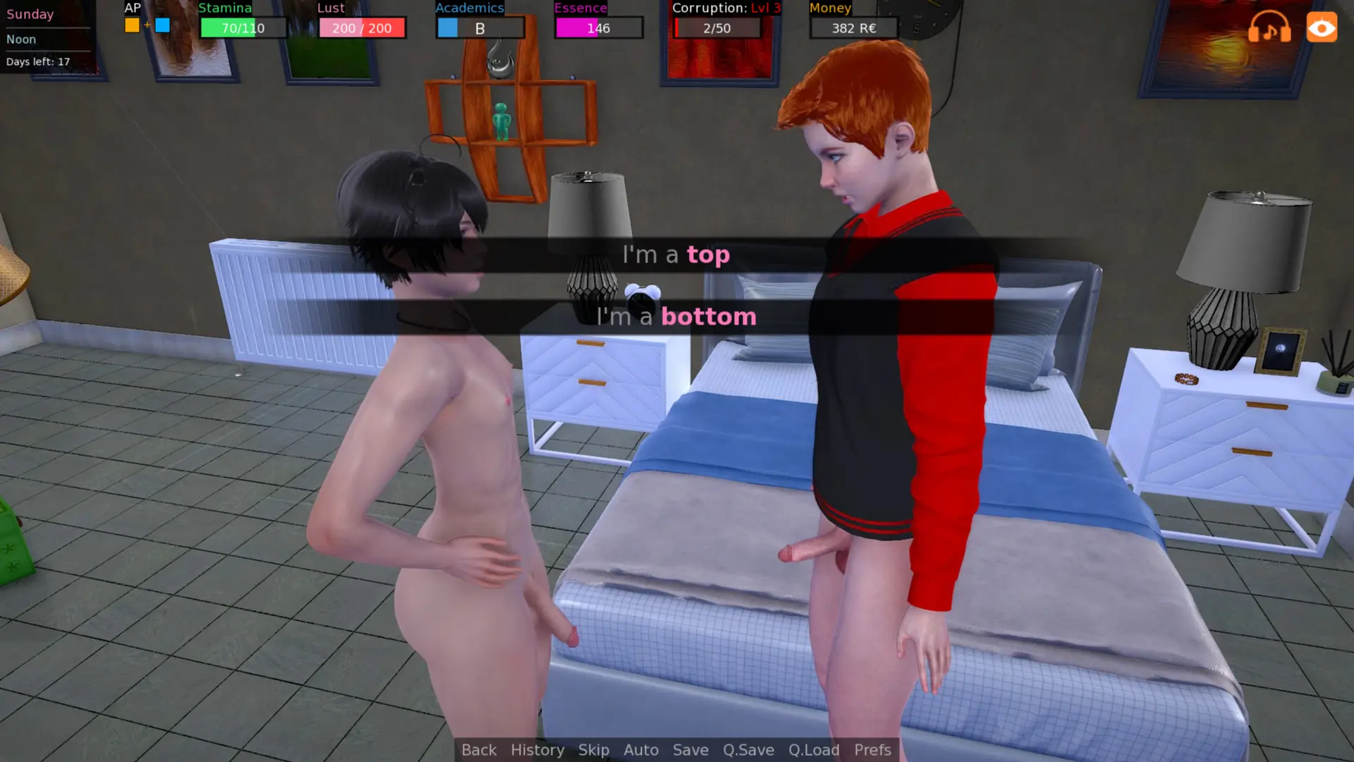 Becoming Incubus gameplay screenshot 4 (Ren'Py adult game) by Açaï Games – free download