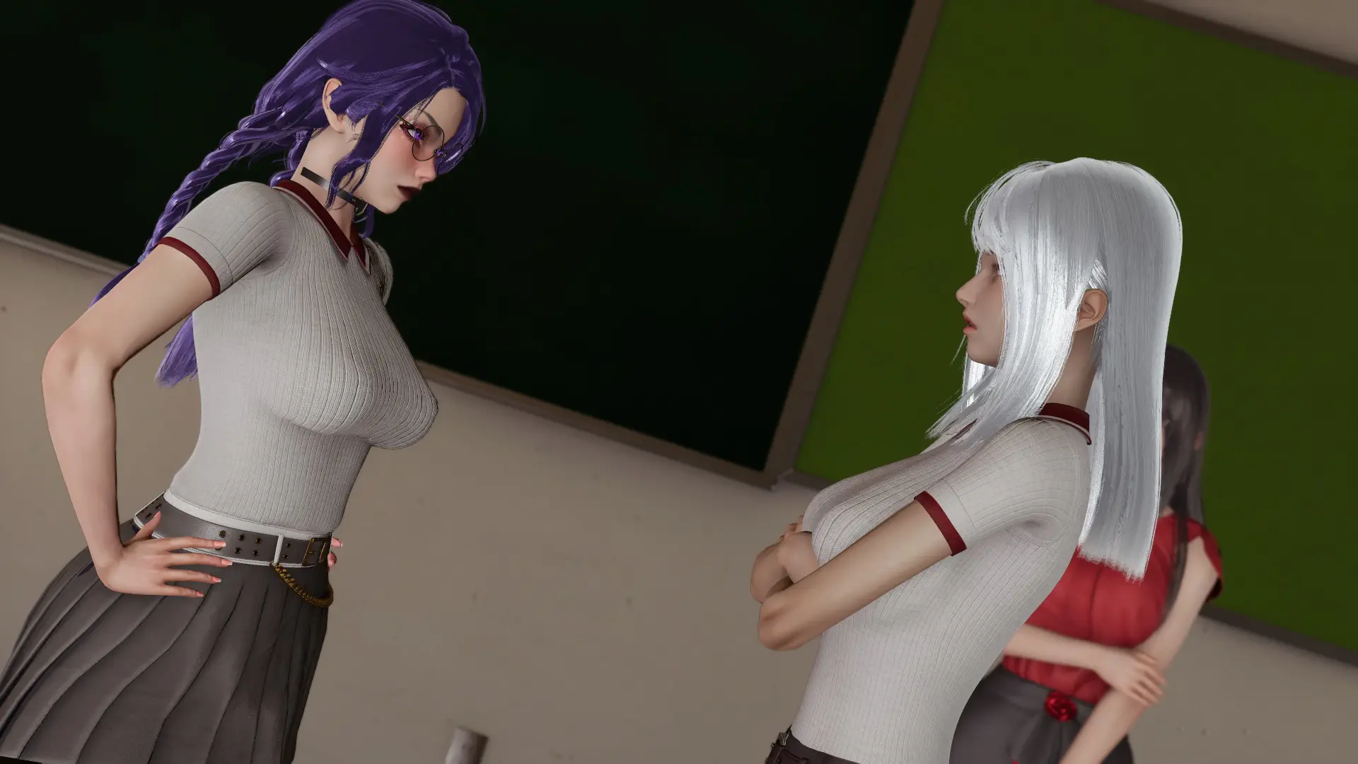 Classroom Affairs gameplay screenshot 5 (Ren'Py adult game) by Seriva Studios – free download