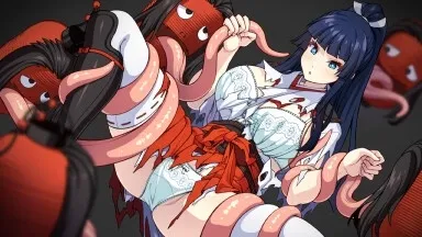 A Master Exorcist Never Yields to Tentacle Demons gameplay screenshot 4 (RPGM adult game) by k.y.k.y. – free download