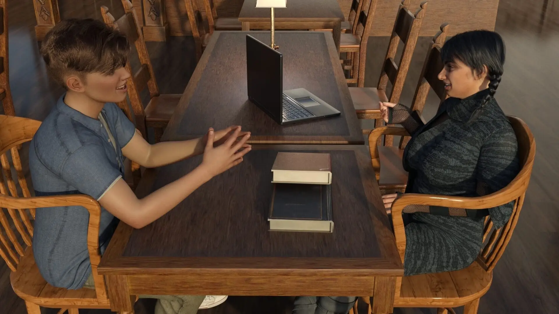Campus Confidential gameplay screenshot 12 (Ren'Py adult game) by Campus Confidential – free download