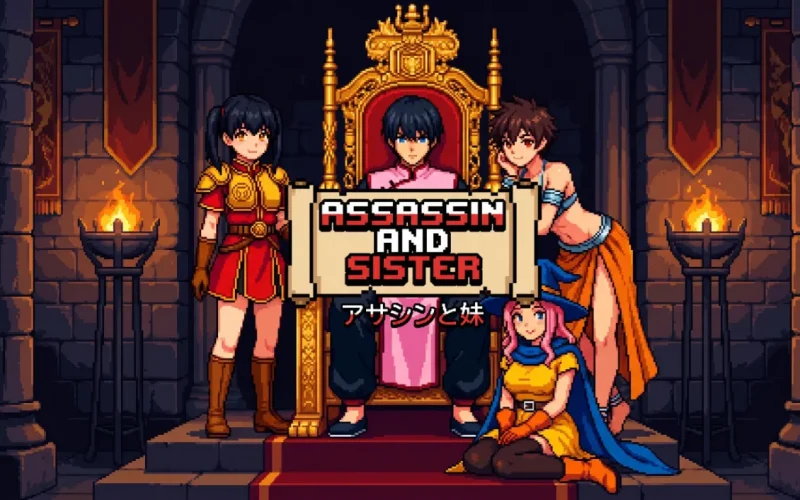 Assassin and Sister cover Final – Unity adult game by ASOBI free download