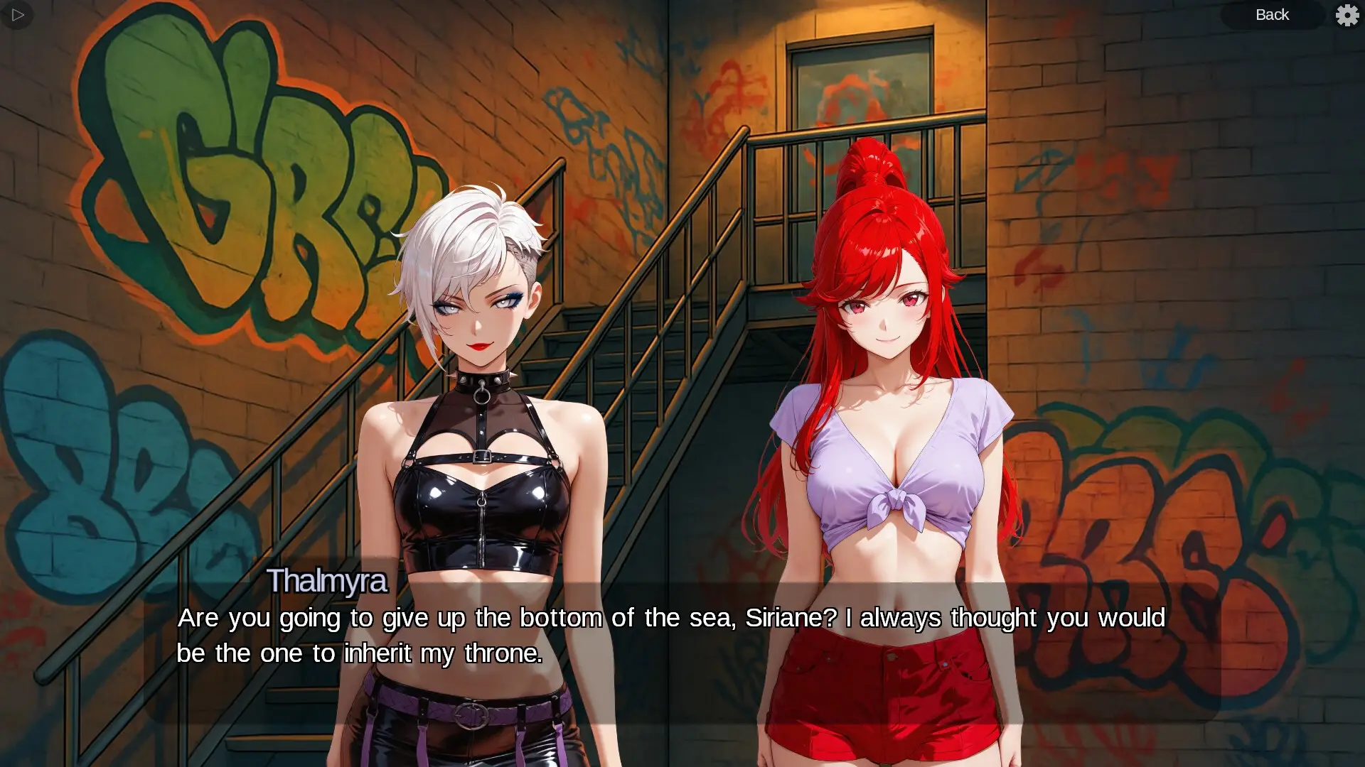 Futanari Mermaids gameplay screenshot 2 (Others adult game) by MAGNA GAMES – free download