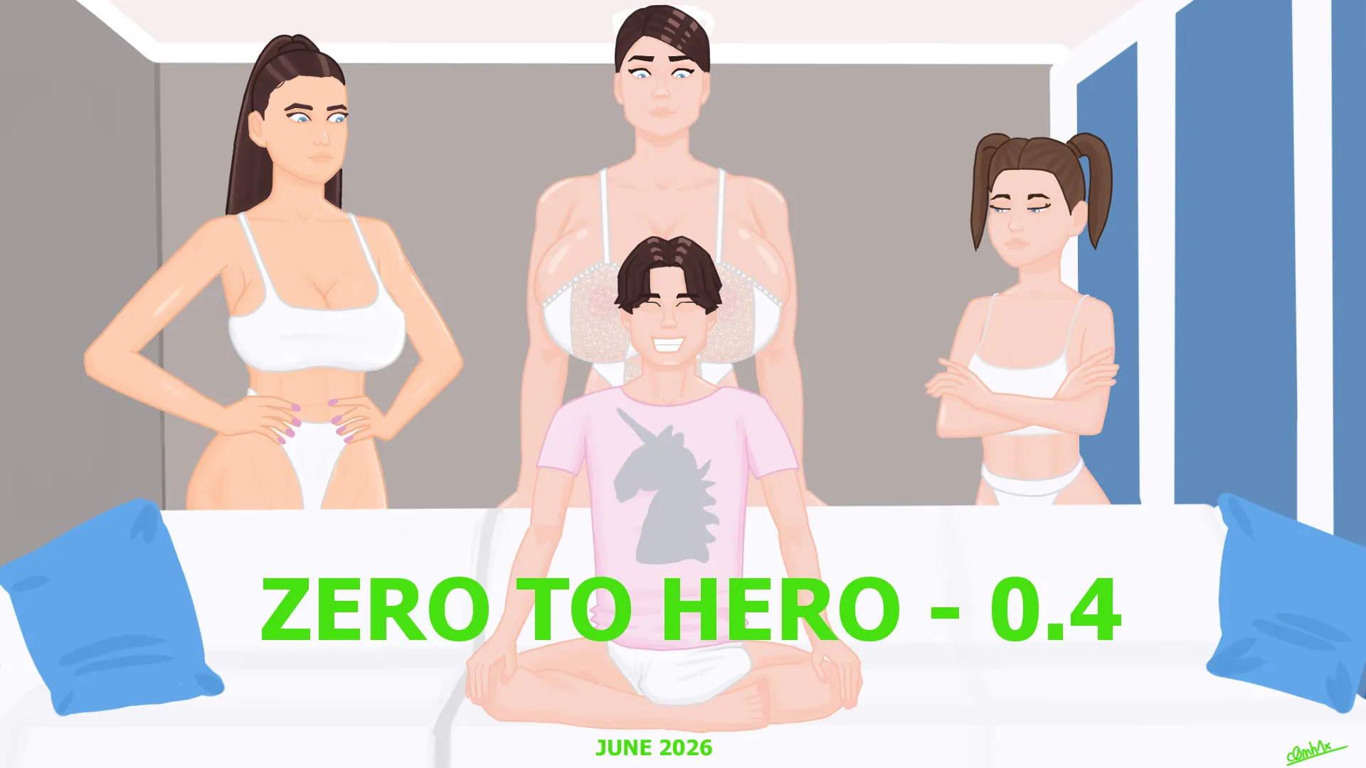 Zero to Hero cover 0.4 – Ren'Py adult game by c0m1x free download
