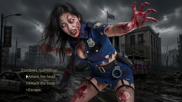 Girl, Don’t Distract My Zombie Survival gameplay screenshot 5 (Unity adult game) by Erogenous Moonlight – free download