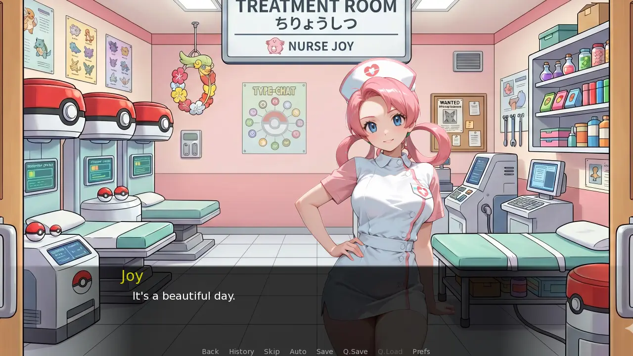 Pokemon: After the League gameplay screenshot 1 (Ren'Py adult game) by Bachbut – free download