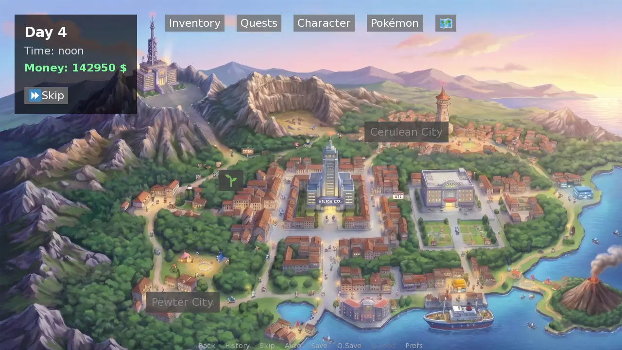 Pokemon: After the League gameplay screenshot 5 (Ren'Py adult game) by Bachbut – free download