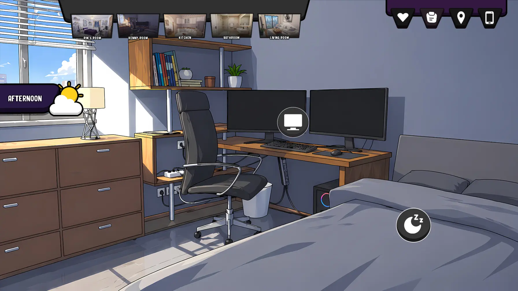 Femboy at My Door gameplay screenshot 5 (Ren'Py adult game) by DesireFox – free download