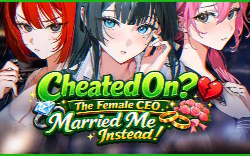 Cheated On? The Female CEO Married Me Instead! cover demo – Ren'Py adult game by ShigureWorks free download