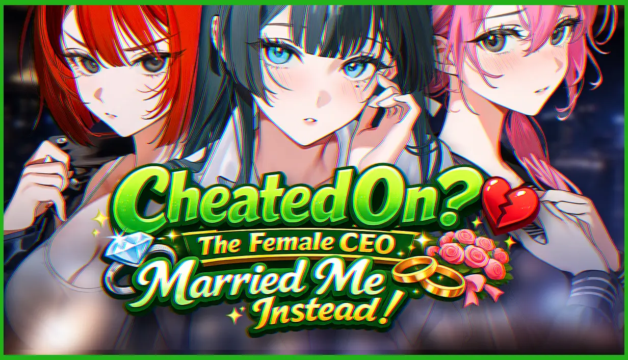 Cheated On? The Female CEO Married Me Instead! cover demo – Ren'Py adult game by ShigureWorks free download
