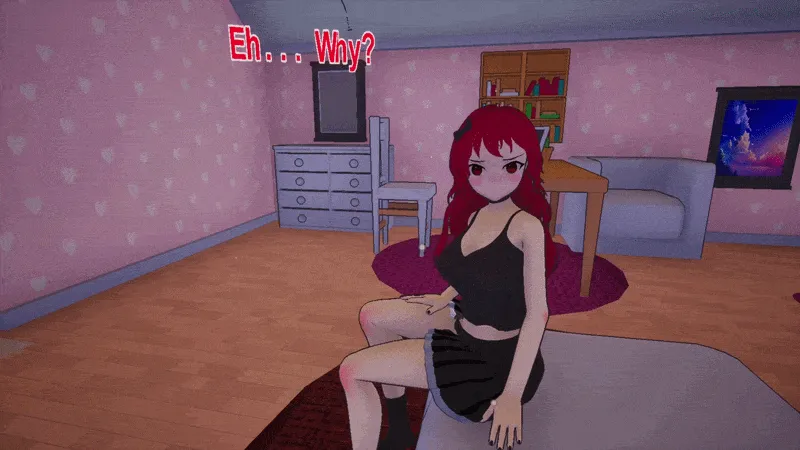 Seven Days with My Yandere Girlfriend! gameplay screenshot 3 (Unreal Engine adult game) by Sabley – free download