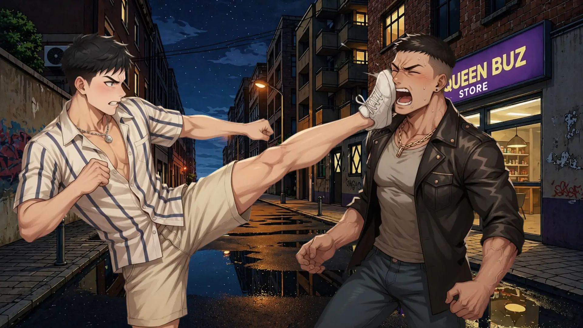 Veneta Bay Erotic Stories gameplay screenshot 9 (Ren'Py adult game) by QueenBuz – free download