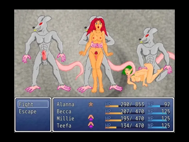 SlaveGirls Rising gameplay screenshot 3 (RPGM adult game) by KavenBach – free download