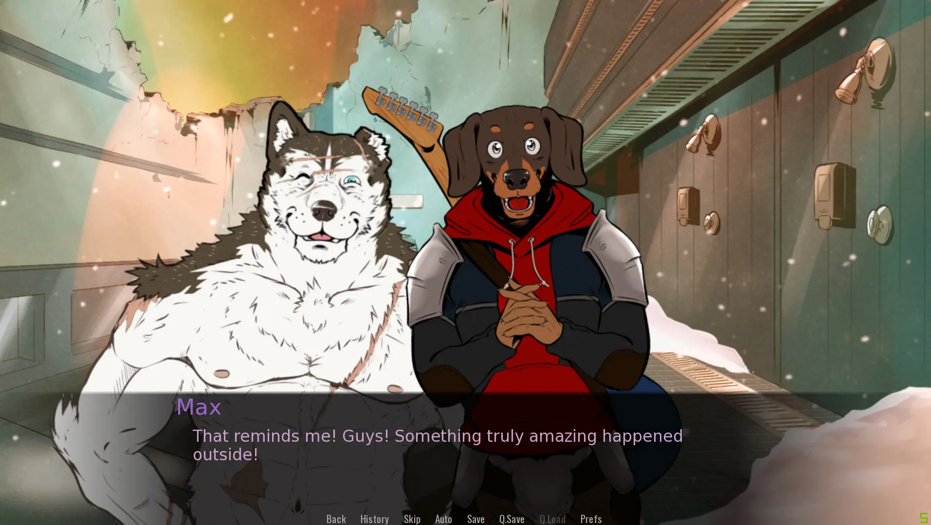 Shelter gameplay screenshot 2 (Ren'Py adult game) by Raus – free download