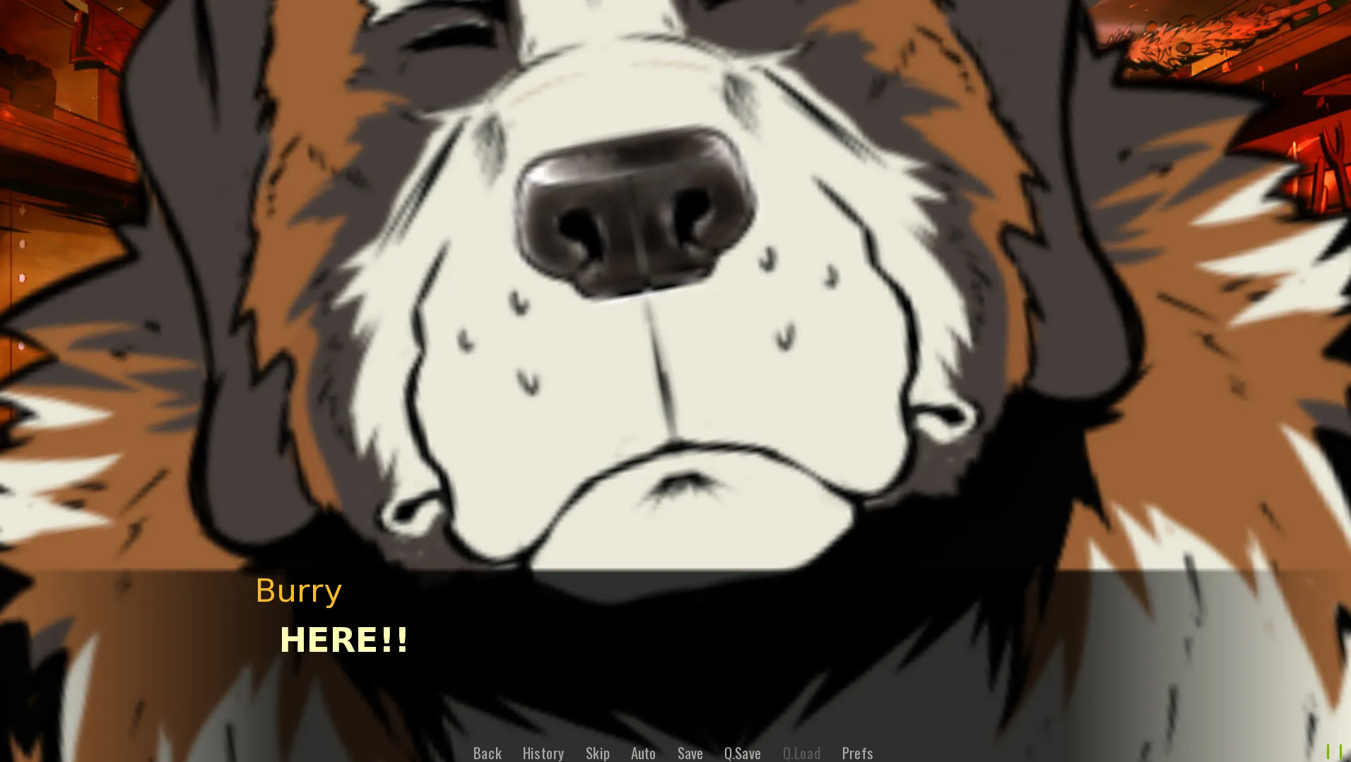 Shelter gameplay screenshot 1 (Ren'Py adult game) by Raus – free download
