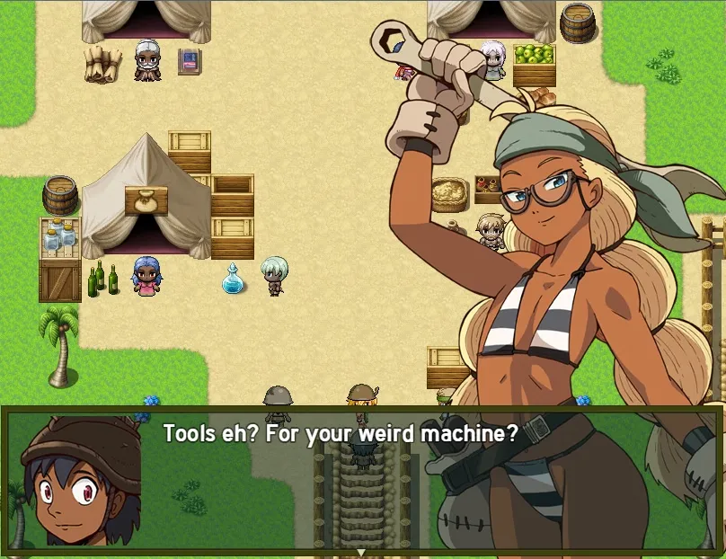 Waifus Attack gameplay screenshot 6 (RPGM adult game) by Takkongguy – free download