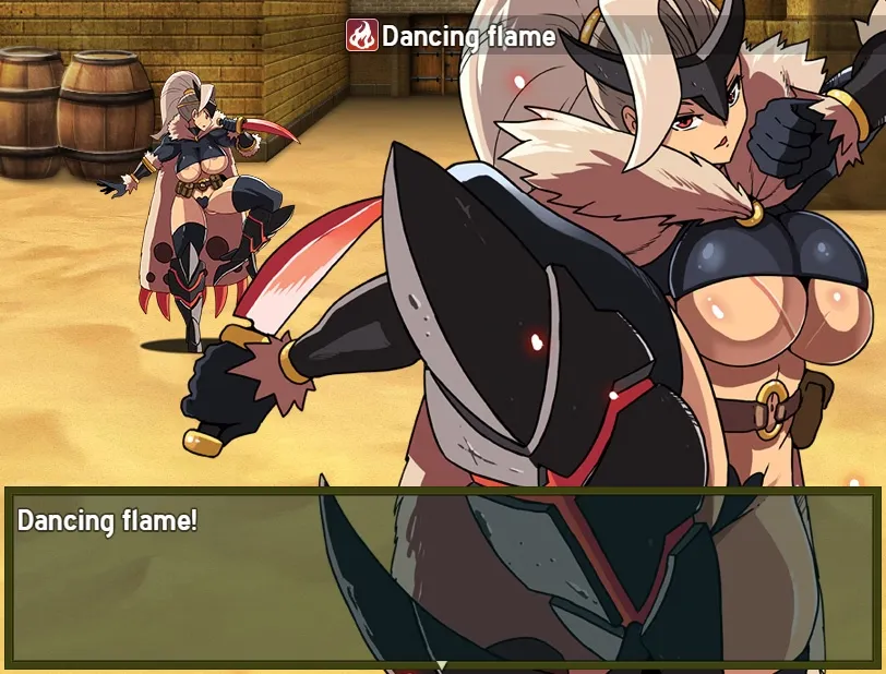 Waifus Attack gameplay screenshot 4 (RPGM adult game) by Takkongguy – free download
