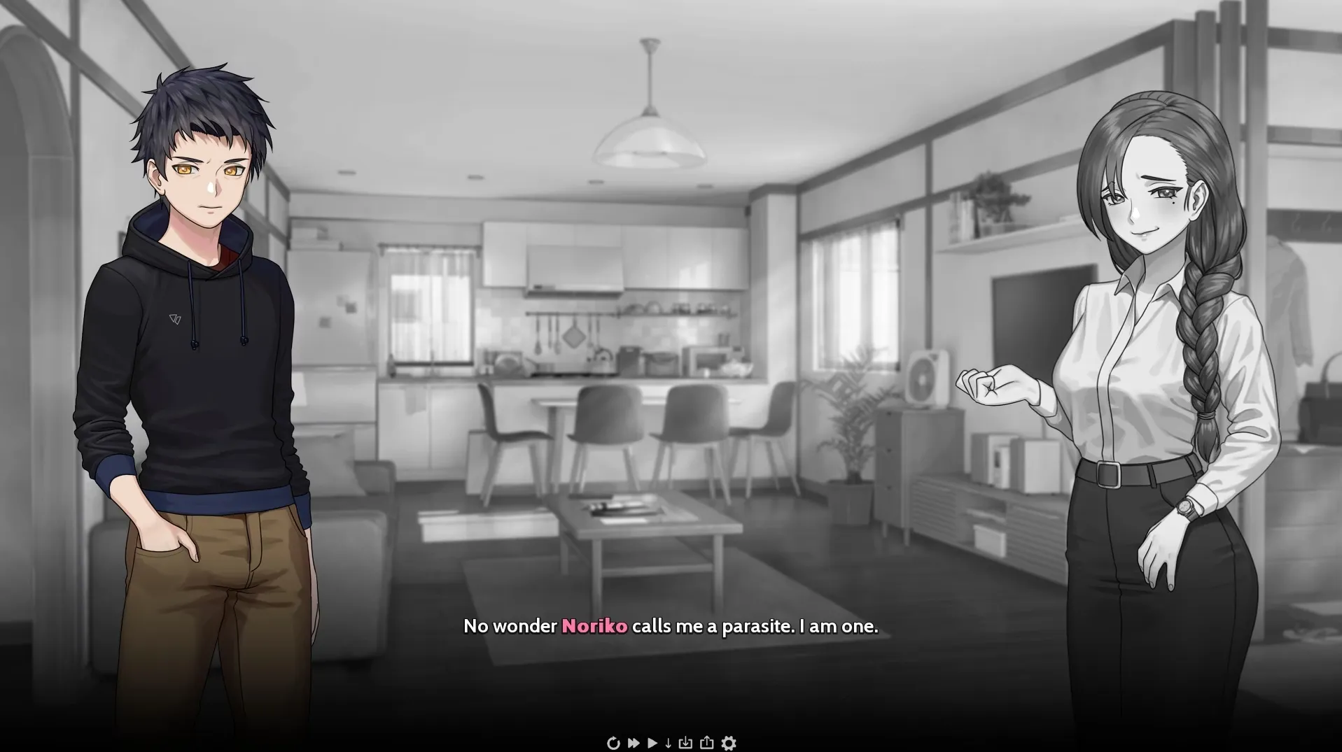 Goodbye Eternity gameplay screenshot 3 (Godot adult game) by RNGeusEX – free download