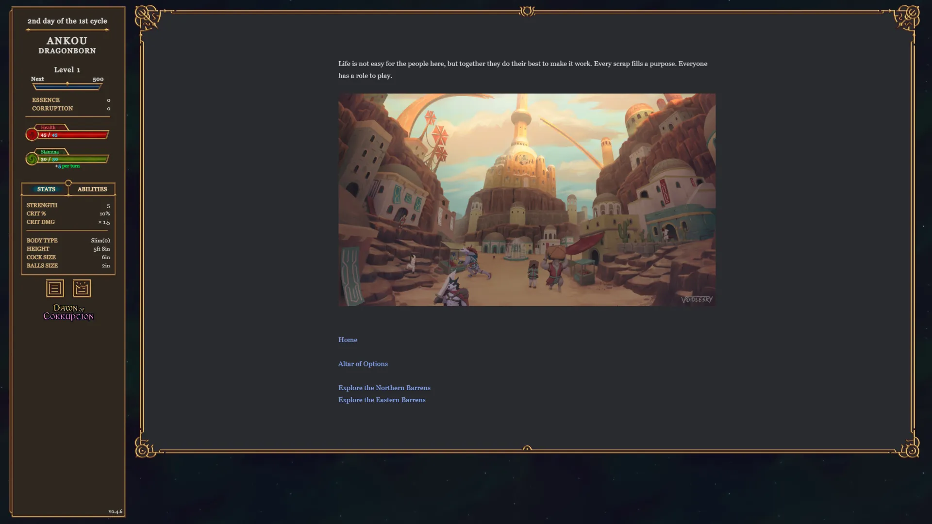 Dawn of Corruption gameplay screenshot 4 (Others adult game) by Sombreve – free download