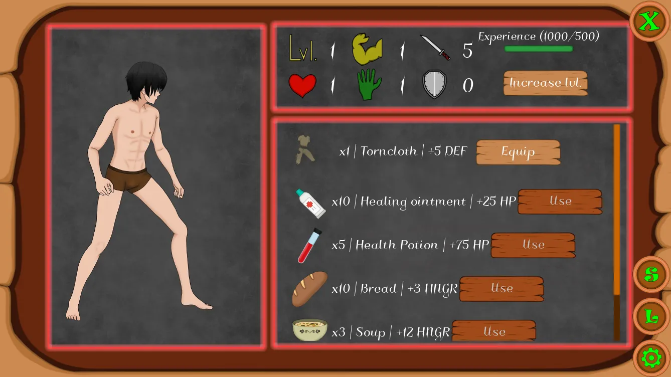 Cursed Overlord gameplay screenshot 1 (Ren'Py adult game) by King's Turtle – free download