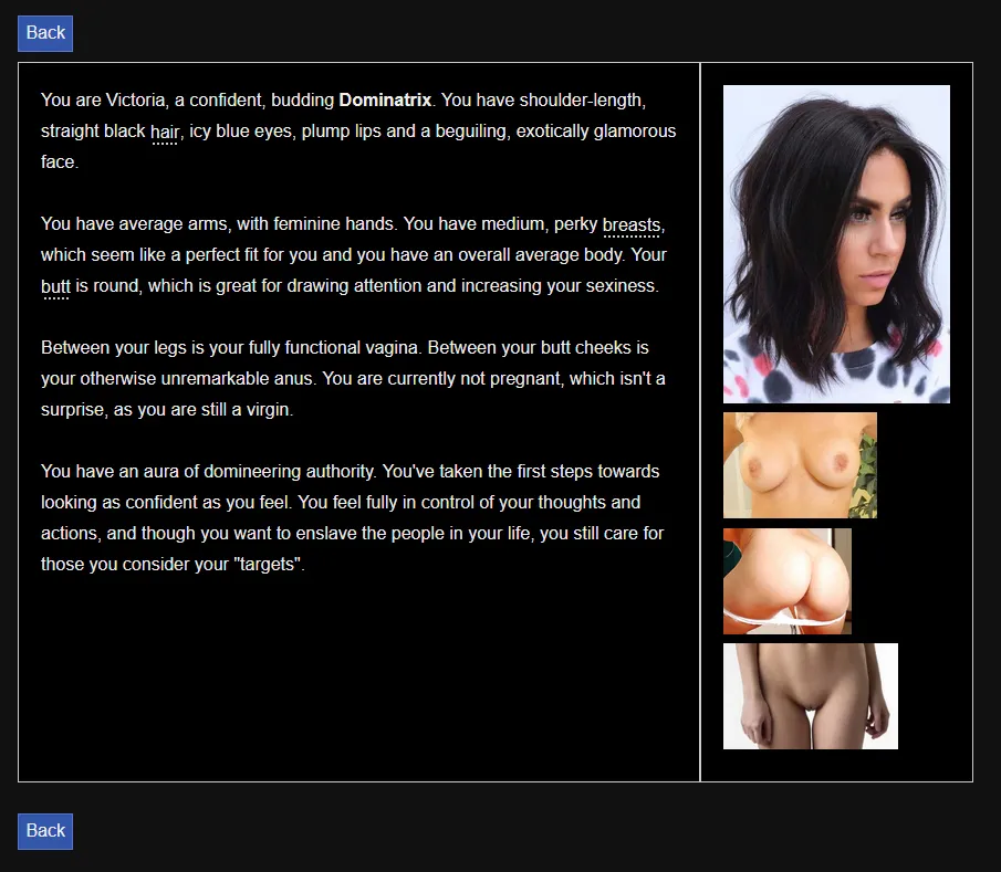 The Guide to Being Assertive gameplay screenshot 3 (HTML adult game) by AnonynmousMan – free download