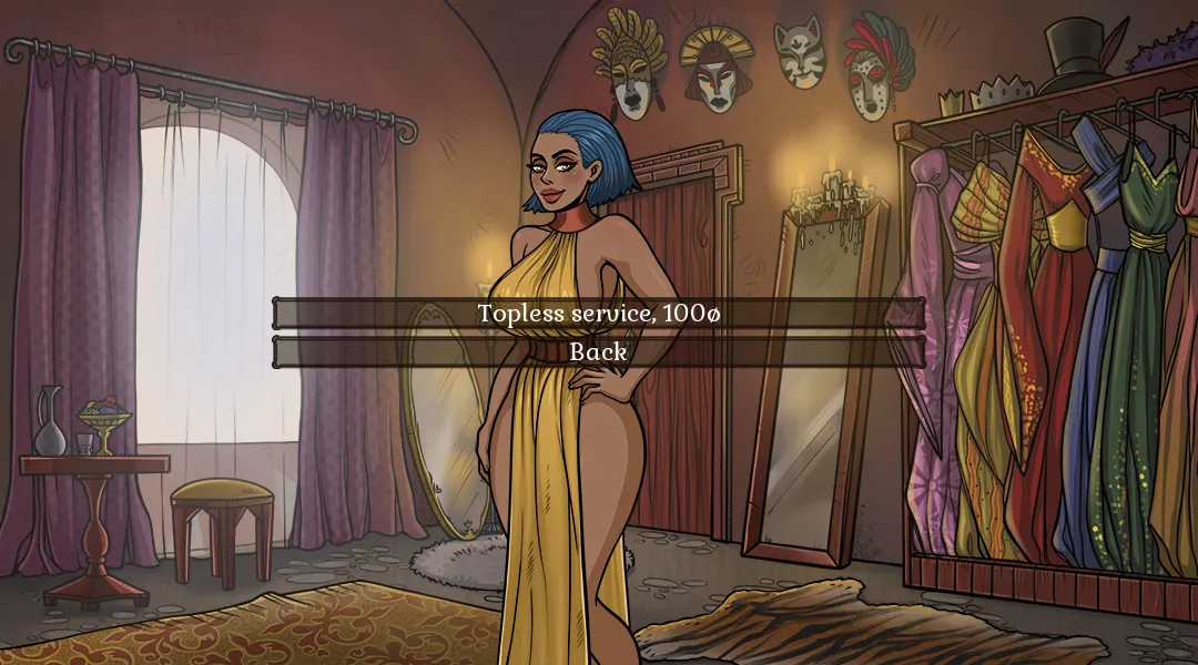 Game of Whores gameplay screenshot 17 (Ren'Py adult game) by MANITU Games – free download