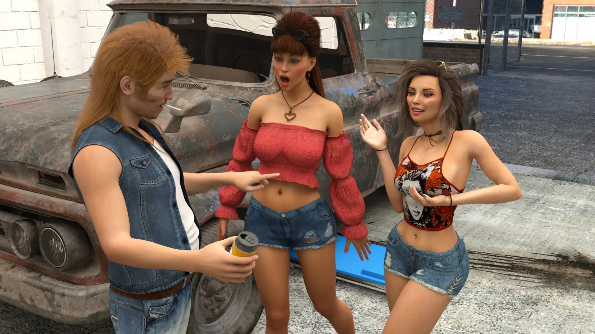 Long Road Home gameplay screenshot 4 (Ren'Py adult game) by OBDGames – free download