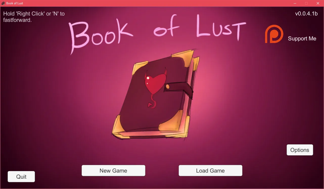 Book of Lust gameplay screenshot 2 (Unity adult game) by KanashiiPanda – free download