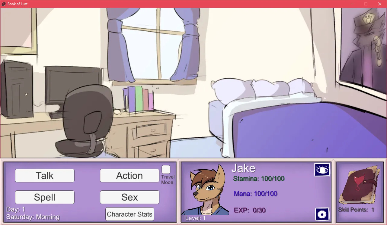 Book of Lust gameplay screenshot 3 (Unity adult game) by KanashiiPanda – free download