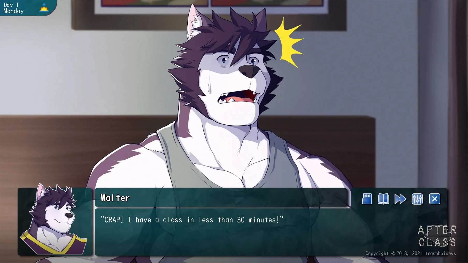 After Class gameplay screenshot 1 (Ren'Py adult game) by Andy Peng – free download