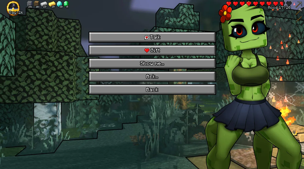Hornycraft gameplay screenshot 5 (Ren'Py adult game) by Shadik – free download