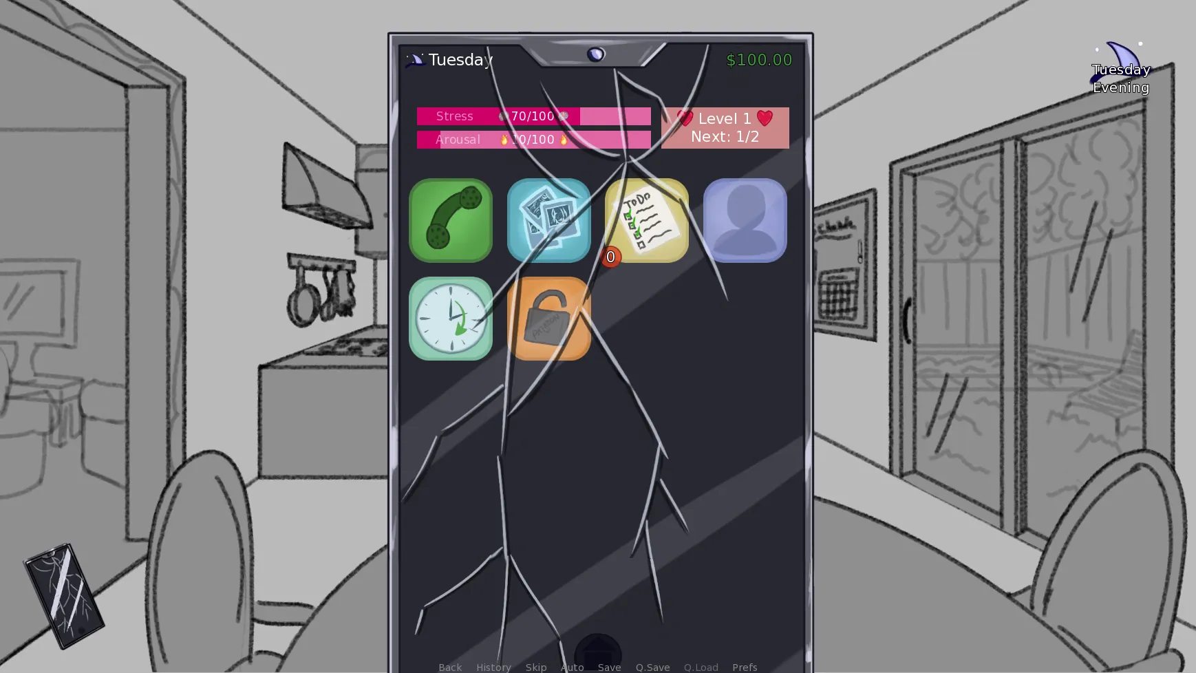 A Very Full House gameplay screenshot 6 (Ren'Py adult game) by MetaMira – free download