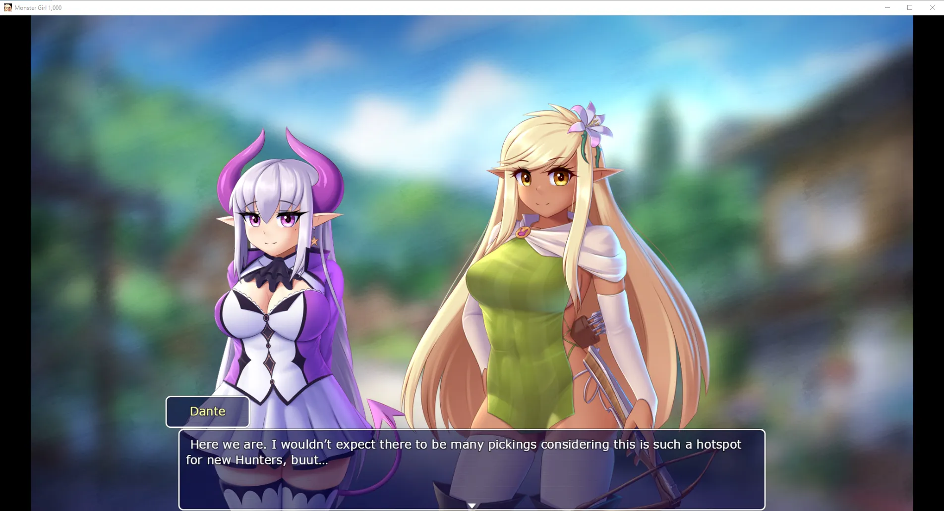 Monster Girl 1,000 gameplay screenshot 3 (RPGM adult game) by TwistedScarlett – free download
